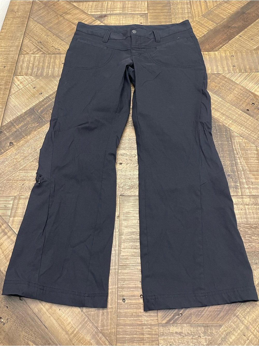 Athleta Woven Performance Hiking & Travel Pants Black - Size 6P Petite
